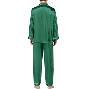 Conjunto de Pijama de Lujo para Hombre, Ropa de Dormir de Verano, Suave, de Felpa, Térmica, Talla Grande, Pantalones y Camisa Transpirables - Product Image 6