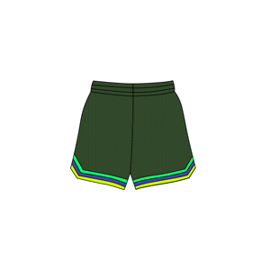 Pantalones Cortos de Malla de Poliéster Antiarrugas para Hombre, Estilo Urbano, Cintura Elástica Sólida, Básicos, con Estampado Frontal Personalizado, de Secado Rápido - Product Image 4