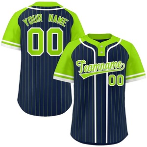 Jersey de béisbol de alta calidad con logotipo personalizado Jersey de béisbol Estilos ligeros de dos botones con mangas cortas para niños Softball - Product Image 1