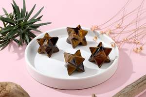 Venta al por mayor Lapislázuli Merkaba Dodecaedro Cristal Intuición Curación Geometría Sagrada Tallada Piedra Artesanía para Intuición a granel - Product Image 3