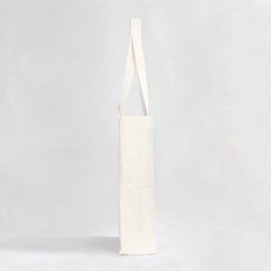 Blank Canvas <b>Medium</b> Cotton Tote <b>Bags</b> 16W X 14H X 5L Reusable Recyclable Heat Transfer Printing Letter Pattern for Advertising - Product Image 5