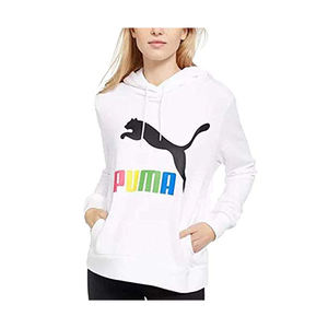 Sudadera con Capucha Deportiva para Mujer con Logotipo Clásico de Puma, Color: Blanco Puma |   100% Auténtico - Product Image 1