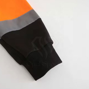 เสื้อมีฮู้ดสะท้อนแสง Hi VIS สีเหลืองสดใสปรับแต่งได้พร้อมคุณสมบัติกันน้ำสำหรับพื้นที่ทำงานบนท้องถนนของคนงานในโกดัง - Product Image 5