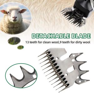 Lame de rechange industrielle en acier inoxydable pour tondeuse à moutons, lame de coupe dentelée universelle pour laine - Product Image 4