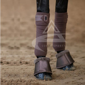 Bandages de jambe en molleton équestre pour chevaux, logo personnalisé pour l'équitation, dernière conception des meilleurs fabricants - Product Image 3