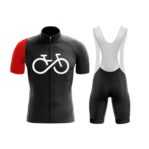 Mejor Diseño de Estilo Personalizado Hombres Ciclismo Jersey Conjunto Transpirable Bicicleta Manga Corta Ropa Deportiva - Product Image 3