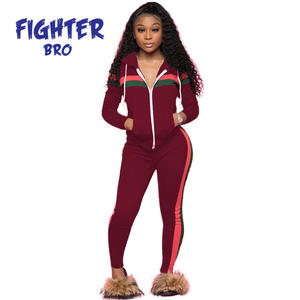 Vêtements de mode pour femmes, survêtement, survêtement, ensemble de jogging 3 pièces décontracté, ensemble polaire personnalisé pour femmes - Product Image 1