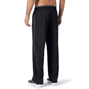 Pantalon de sport décontracté pour homme en coton 100% avec taille élastique mi-haute, coupe ample, pantalon de survêtement droit, pour l'extérieur, été, hiver - Product Image 6