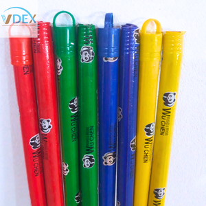 Palo de fregona de suelo duradero, barra de fregona de madera recubierta con Panda PVC para limpieza en seco y otros aparatos de limpieza - Product Image 1