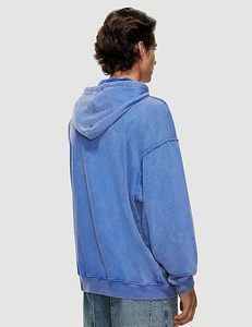 Sudadera con capucha de lavado ácido de alta calidad para hombres, ropa de calle personalizada Vintage de gran tamaño, sudaderas con capucha, proveedor de ropa a granel de fábrica 2025 - Product Image 4