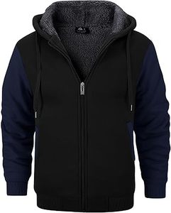 Hombres Ropa de invierno Sudaderas con capucha casuales Sudaderas con capucha de color sólido Ropa de moda Sudaderas con capucha ajustadas para hombres - Product Image 4