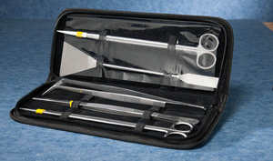 Ensemble d'outils longs pour aquarium avec mallette de rangement Ensemble d'instruments d'aquascaping manuel comprenant un grattoir à algues pour aquarium - Product Image 2