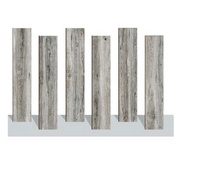 Carreaux de sol en porcelaine blanche 200x1200mm, résistants à l'eau et aux acides, design rustique, finition mate pour salle de bain, salon, chambre et couloir