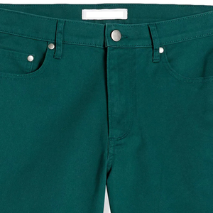 Pantalones vaqueros para hombre de estilo único al por mayor 100% algodón cintura media patrón sólido informal ecológico bajo MOQ para adultos - Product Image 5