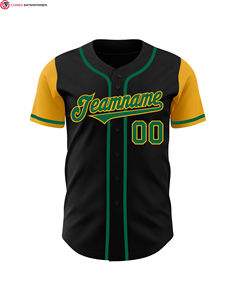 Ensembles de maillots de baseball et de softball à sublimation bicolore authentique blanc-or royal pour hommes et femmes - Product Image 6