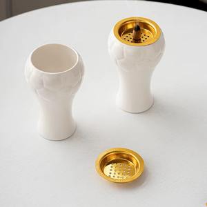 High Quality Ceramic And Metal Bakhoor <b>Burner</b> <b>Incense</b> <b>Burners</b> for Ramadan Gifts Eid Gifts Mubkhar From India By KHOOSI OVERSEAS - Product Image 4