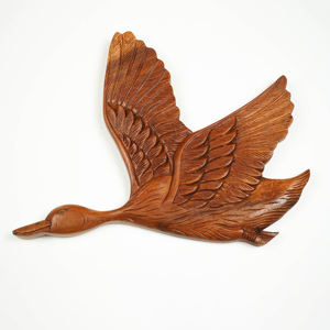 Beau disque de sculpture sur bois meilleure vente d'articles de décoration intérieure en bois pièce d'exposition pour la décoration murale - Product Image 2