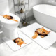 Custom Printed <b>Mat</b> <b>Bathroom</b> Rug <b>Set</b> for <b>Bathroom</b> Non-Slip Shower Curtain Bath <b>Mat</b> - Product Image 4