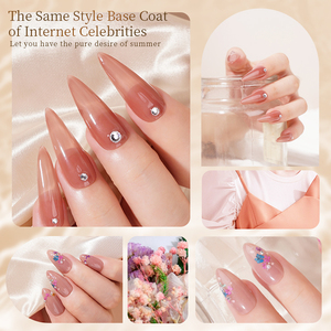 Gel transparent pour ongles, vernis à ongles UV, disco, vernis gel à paillettes personnalisé OEM pour salon de manucure - Product Image 6
