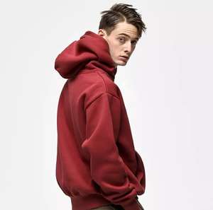 Vente en gros de sweats à capuche surdimensionnés de couleur unie pour hommes de haute qualité sweats à capuche personnalisés de haute qualité en coton pour hommes - Product Image 4