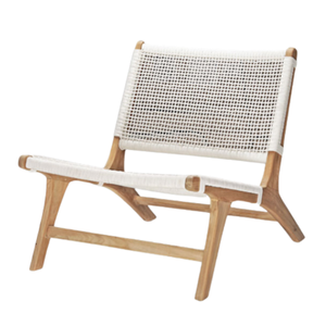 Jardin tissé par rotin de style du Japon dinant des chaises avec le cadre en bois se perfectionnent pour des meubles extérieurs de villa de jardin - Product Image 1