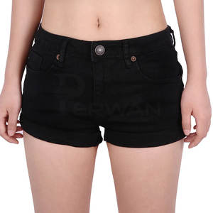 Custom Color Breathable <b>Jeans</b> Shorts For <b>Women</b> Custom Design Streetwear Customized <b>Jeans</b> Shorts - Product Image 4