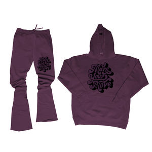 กางเกงวอร์มผ้าคอตตอนแบบมีฮู้ดสำหรับผู้ชายชุดวิ่งออกกำลังกายพิมพ์ลายหน้าจอเข้ารูปเสื้อสเวตเตอร์100% มีฮู้ดแบบซ้อนกัน - Product Image 3