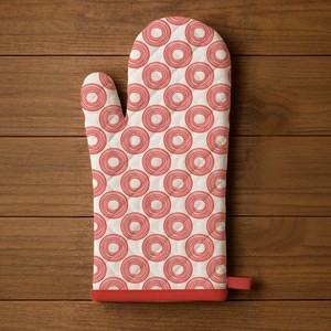 Kitchen <b>Oven</b> <b>Gloves</b> Set Heat Resistant Quilted Cotton Mitts for Baking Cooking & Grilling Thick Padding - Product Image 1