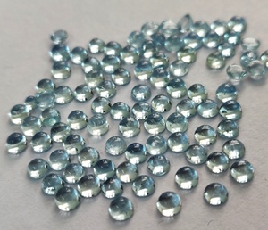 พลอยอะความารีนกลมทรงกลม9มม. ธรรมชาติคุณภาพ AAA - Product Image 4