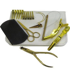 Herramientas para extensiones de cabello, juego de alicates para extensiones de cabello, alicates profesionales Itip de ángulo largo profesional de acero inoxidable para uso comercial - Product Image 6