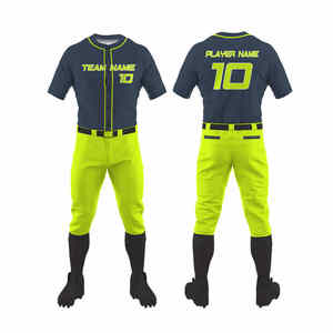 Ropa de equipo de alta calidad con su logotipo Uniforme de béisbol para hombres/Uniforme de béisbol más vendido para hombres Ropa deportiva - Product Image 3