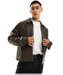 Chaqueta de invierno transpirable de buena calidad para hombre, chaqueta de cuero de vaca de línea de seda para hombre, los mejores fabricantes OEM, chaqueta Real de nuevo estilo - Product Image 1