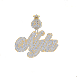Elegante colgante de diamante cultivado en laboratorio, abalorio de oro de 14 quilates, Color E, corte brillante, VVS2, impecable, gama alta, aniversario clásico para mujer - Product Image 2