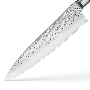 มีดทำครัวสแตนเลสคมพิเศษมีดเชฟครัวทำด้วยมือเหล็กกล้าคาร์บอนคมพิเศษงานตามสั่ง - Product Image 3