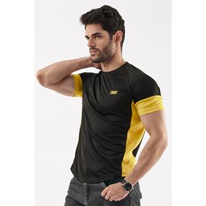 T-shirt Contrast Performance Homme Noir - Product Image 1