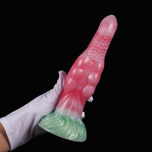 Plug anal en silicone liquide avec grande ventouse, dildo réaliste pour femmes - Product Image 2