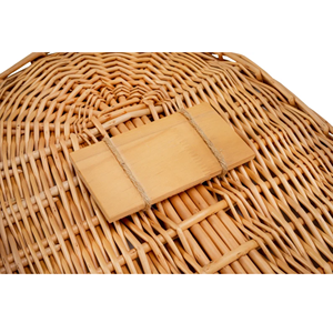 Urne de crémation pour animaux de compagnie en rotin naturel écologique 100% Urne biodégradable de style européen en osier du Vietnam - Product Image 3