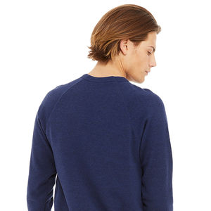 Pull-over à col rond 100% coton pour hommes, sweat-shirt polaire d'hiver, sweat-shirts à capuche longs avec logo brodé personnalisé - Product Image 5