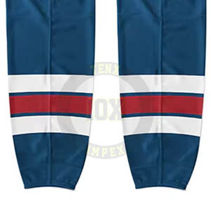 Chaussettes de hockey sur glace professionnelles avec impression par sublimation et chaussettes de hockey sur glace de marque d'équipe - Product Image 4
