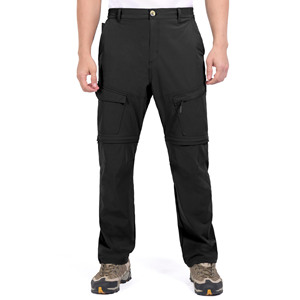 Pantalones Convertibles para Hombre, de Secado Rápido, con Piernas Desmontables, para Senderismo, con Cierre, Pantalones Convertibles para Hombre - Product Image 1