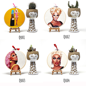 Décorations murales modernes brodées sur le thème queer, cadeau décoratif élégant sur le thème queer - Product Image 2