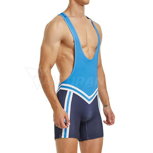 OEM Customized 100% Polyester Plus Size Wrestling <b>Singlet</b> New Design Sportswear Valtoran Wear VW-1206 220g <b>Men</b> - Product Image 2