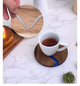 Personalized Wood & Resin <b>Coasters</b>: Custom Drink Mats for Gifts & Promotions - Nordic Style - Product Image 3