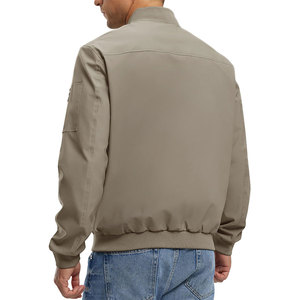 Chaqueta Bomber para hombre de nuevo diseño con estampado de logotipo personalizado 2025 con cuello levantado y cierre de cremallera, ropa de invierno de manga larga - Product Image 2