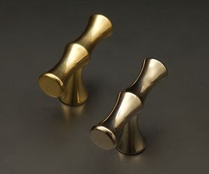 Tirador de cajón de Pomo de puerta de armario de cocina europeo de diseño único Luxe Turn para Villa, muebles de Hotel, apartamento - Product Image 1