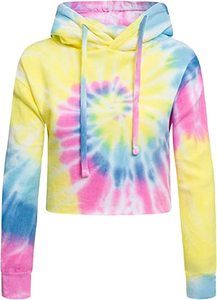 Vente en gros de sweats à capuche personnalisés de haute qualité pour femmes avec sublimation meilleur design haut court pour femmes - Product Image 6