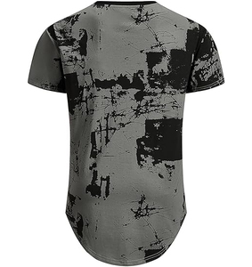 T-shirts pour hommes en polyester/coton tricoté, imprimés à l'écran, élégants et décontractés pour adultes, à bas prix, dernières tendances 2025 - Product Image 3