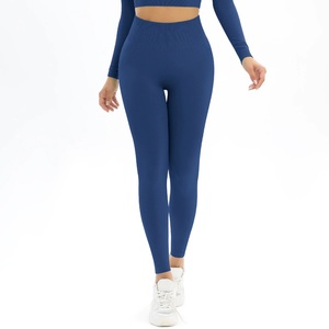 Women Custom LOGO Drawstring High Waist Quick Dry Gym Workout <b>Leggings</b> <b>with</b> Side <b>Pockets</b> 2025 New - Product Image 5