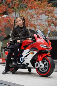 Nouvelles motos électriques Bluetooth pour enfants de WQL Manufacturers, avec musique et lumières, en plastique, pour garçons et filles de 3 à 8 ans - Product Image 5