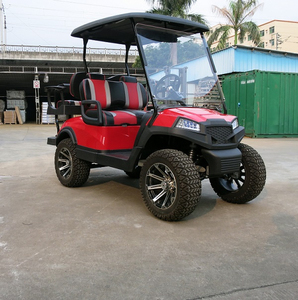 Vente chaude, chariot électrique tout-terrain d'occasion de haute qualité, CE, 4 places, voiture électrique de parcours de golf, chariot de chasse, fabricant - Product Image 3